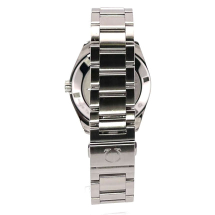 Rückansicht des Omega Seamaster Aqua Terra Edelstahlarmband und Gehäuse, Modell 231.10.39.60.06.001