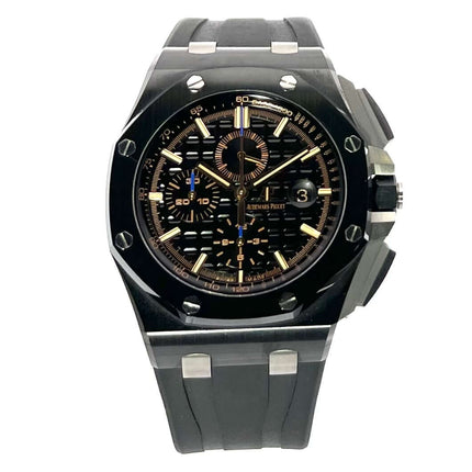 Audemars Piguet Royal Oak Offshore Chronograph 26405CE.OO.A002CA.02, Keramikgehäuse, schwarzes Zifferblatt und Kautschukband