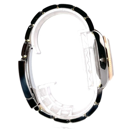 Rolex Datejust 31 Oystersteel Gelbgold Seitenansicht des Edelstahl- und Gelbgoldarmbands