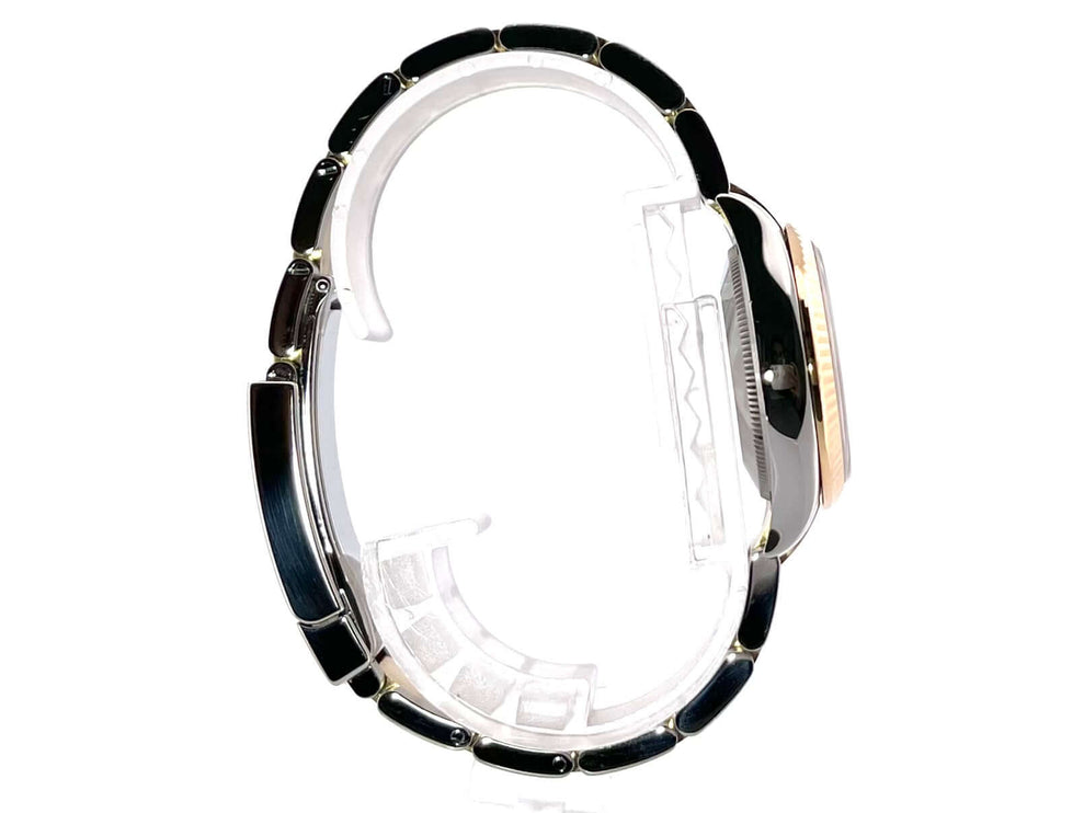 Rolex Datejust 31 Oystersteel Gelbgold Seitenansicht des Edelstahl- und Gelbgoldarmbands