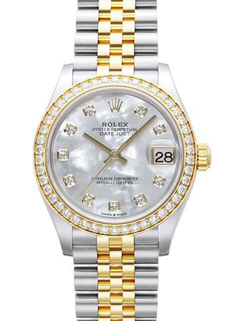 Rolex Datejust 31 Oystersteel Yellow Gold Diamond 278383RBR
