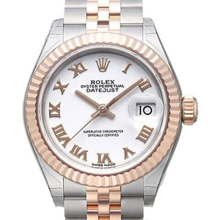 Rolex Datejust 28 279171 White Roman Jubile bracelet – Uhren2000