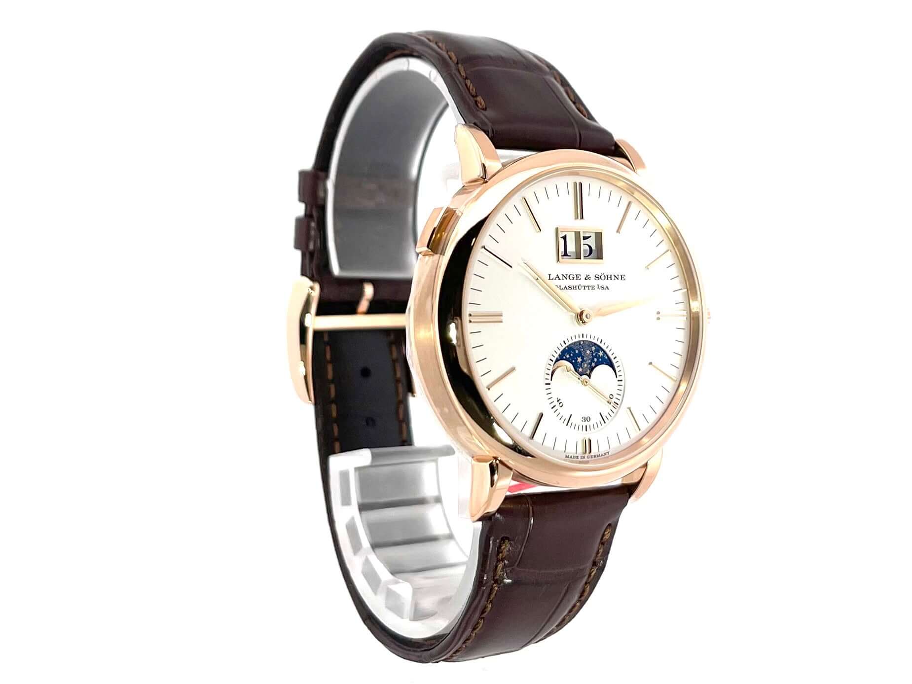 Saxonia Moon Saxonia Uhr Lange & Söhne Saxonia Moon Phase Red Gold