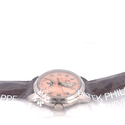 Patek Philippe Grandes Complications 5320G-011 Uhr mit braunem Alligatorleder Armband und opalenfarbenem Zifferblatt