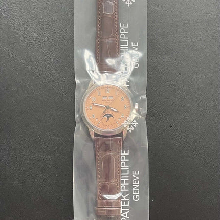 Patek Philippe Grandes Complications 5320G-011 mit braunem Alligatorlederarmband in Verpackung
