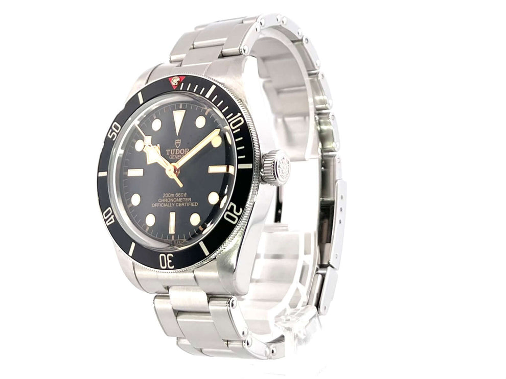 Tudor Heritage Black Bay Fifty-Eight 79030N-0001, Edelstahlgehäuse, schwarzes Zifferblatt, Automatikwerk, 39 mm Gehäusedurchmesser