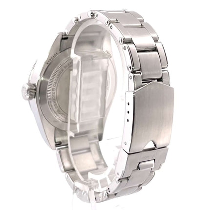 Rückansicht des Tudor Heritage Black Bay Fifty-Eight Ref. 79030N-0001 mit Edelstahlgehäuse und Sicherheitsfaltschließe, 2020 Modell