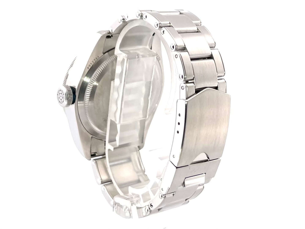 Rückseite des Tudor Heritage Black Bay 79230B-0001 mit Edelstahlband und Sicherheitsfaltschließe