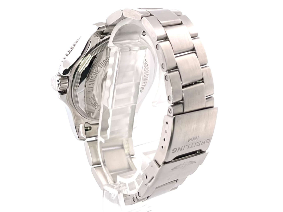 Breitling Superocean II 44 Edelstahl Gehäuse und Armband Rückansicht