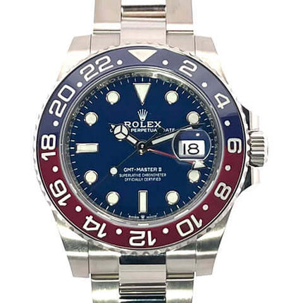 Rolex GMT Master II 126719BLRO Weißgold, blau/rotes Zifferblatt aus 2022