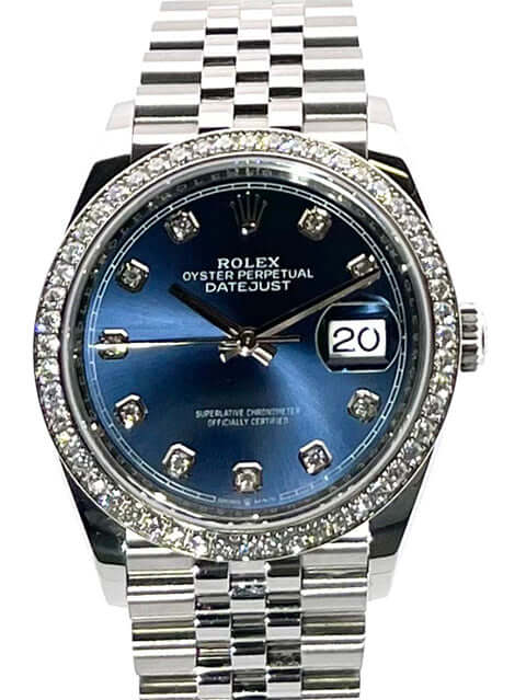 Rolex Datejust 41 Rolex Uhr Mit Diamanten Besetzen Rolex Datejust