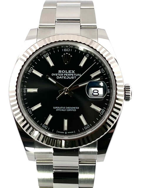 Rolex Datejust 41 126334 Edelstahl Weißgold Oyster-Band