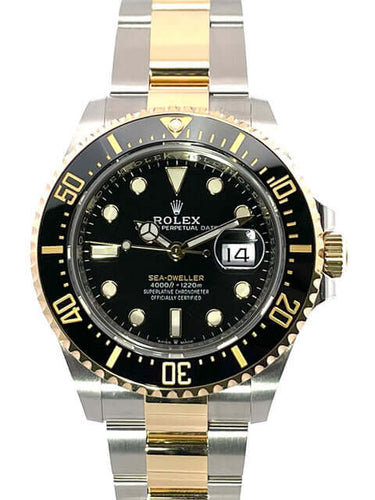 Rolex Sea-Dweller 4000 stainless steel yellow gold 126603