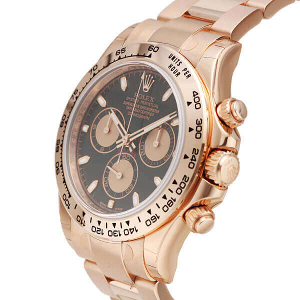 Rolex Cosmograph Daytona 18 kt rose gold 116505 Black – Uhren2000