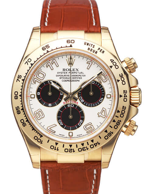 Rolex-116518-weiss-Schwarz