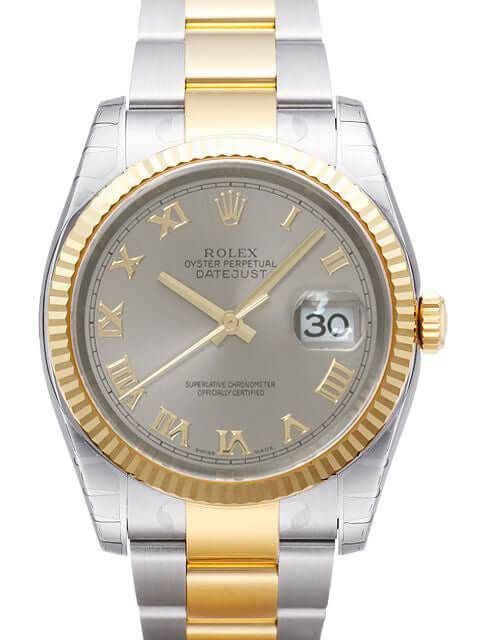 Rolex Datejust 36 Stainless Steel Yellow Gold 116233 Steel