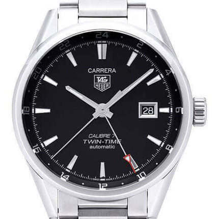 TAG Heuer Carrera Caliber Twin-Time Automatic 41 mm WAR2010