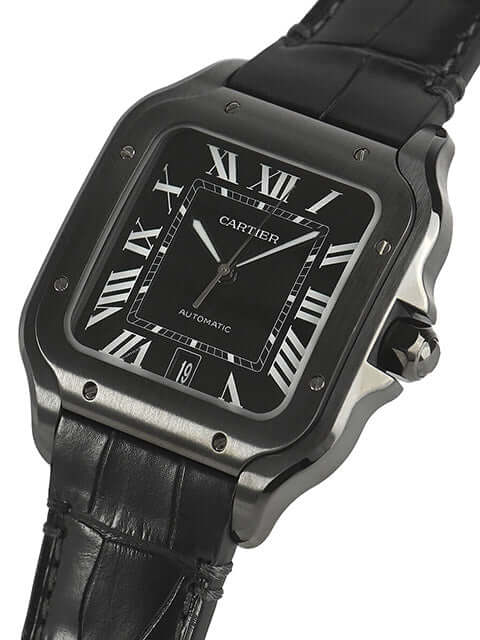 Cartier Santos de Cartier Edelstahl großes Modell WSSA0039