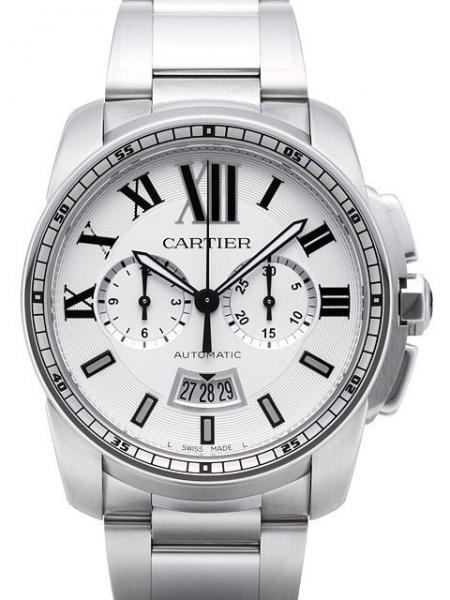 Cartier Calibre de Cartier Chronograph Edelstahl Ref. W7100045