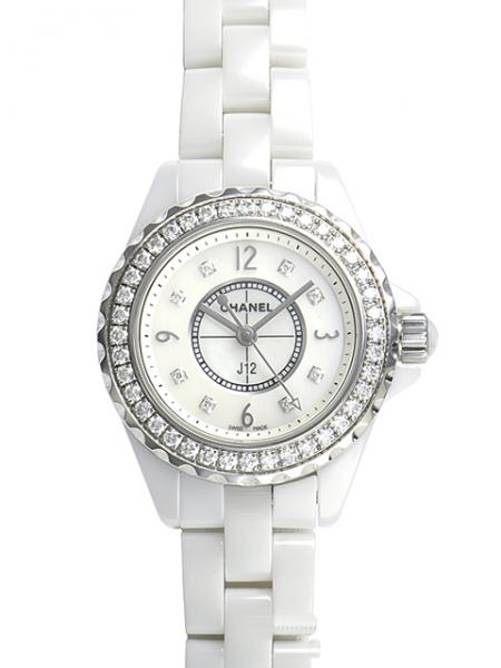 Chanel J12 Weiß Diamant H2572