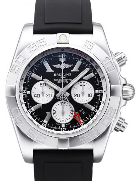 Breitling Chronomat GMT Onyx-Schwarz  Ref. AB041012.BA69.137S.A20D.2 Diver Pro II Kautschuk