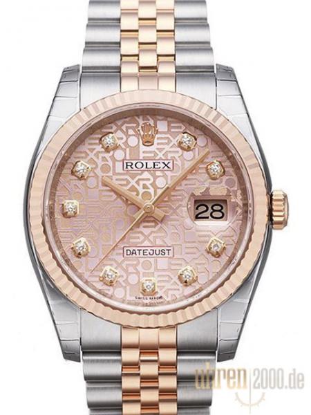 Rolex Datejust 36 116231 Pink Jubile Diamant Jubile-Band