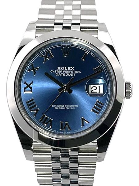 Rolex Datejust 41 Ref. 126300 Blau Römisch Jubile-Band, M126300-0018