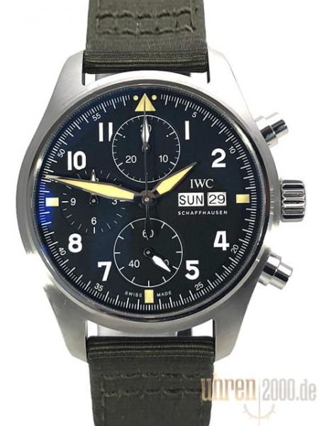 IWC Pilots Watch Chronograph Spitfire IW387901 aus 2019 D-Papiere