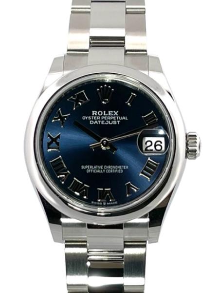 Rolex Datejust 31 Oystersteel Ref. 278240 Blau Römisch, M278240-0017