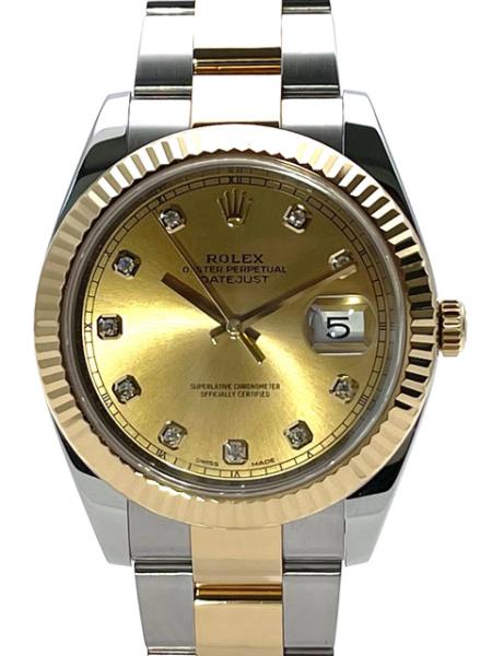 Rolex Datejust 41 126333 Champagner DIA Oyster-Band
