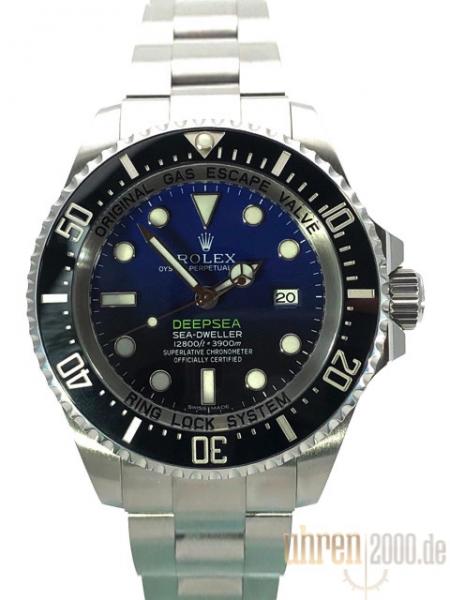 Rolex Sea-Dweller Deepsea Ref. 116660 D-Blue LC100 aus 2017