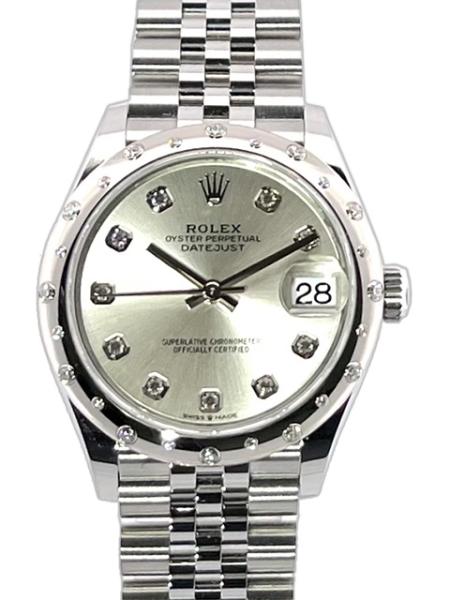 Rolex Datejust 31 Ref. 278344RBR Silber Diamant Jubile-Band, M278344RBR-0032