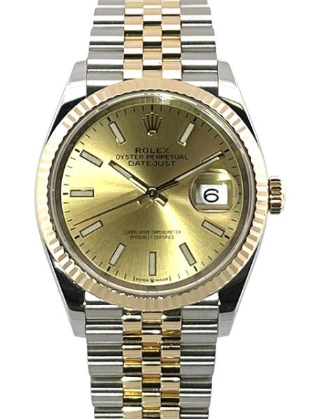 Rolex Datejust 36 126233 Champagner Jubile-Band aus 2018