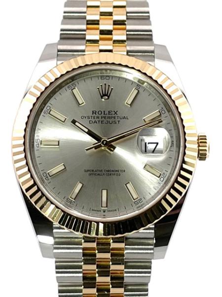 Rolex Datejust 41 Ref. 126333 Silber Jubile-Band, M126333-0002