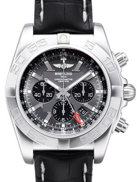 Breitling Chronomat GMT Blackeye-Grau Ref. AB041012.F556.761P.A20D.1 Krokoband