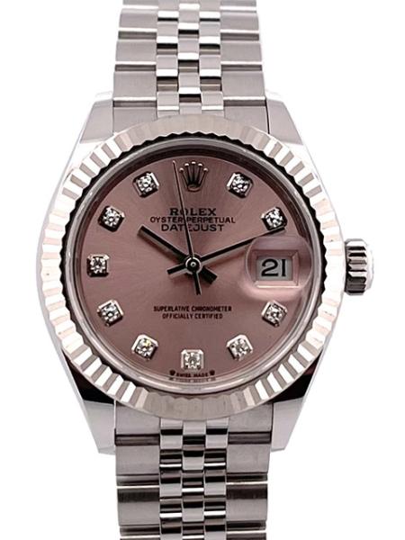 Rolex Datejust 28 Ref. 279174 Jubile-Band Zifferblatt Pink Diamant, M279174-0003