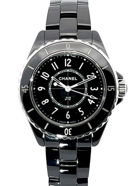 Chanel J12 Schwarz 33 Quarz H5695