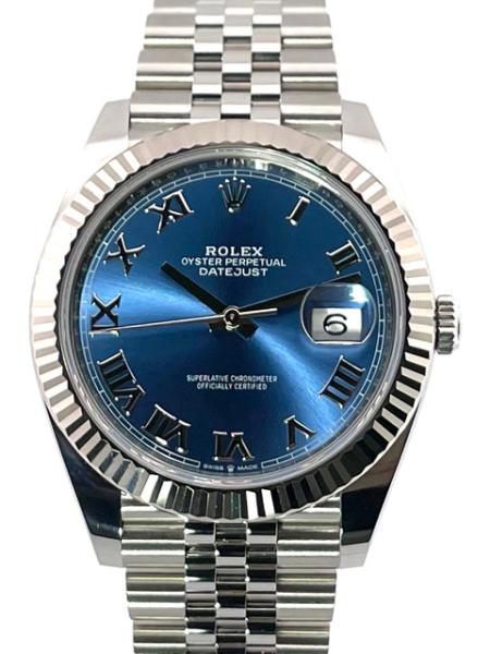 Rolex Datejust 41 Ref. 126334 Blau Römisch Jubile-Band, M126334-0026