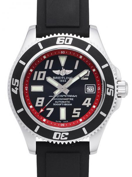 Breitling Superocean 42mm Ref. A1736402.BA31.132S.A18S.1 Zifferblatt Abyss Red Diver Pro II Band