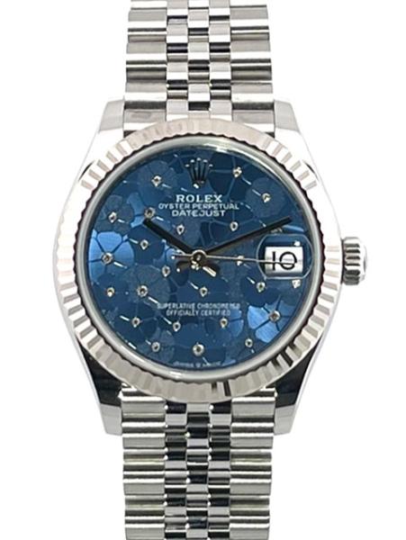 Rolex Oyster Datejust 31 Ref. 278274 Azzurroblau Diamant Jubile-Band, M278274-0036