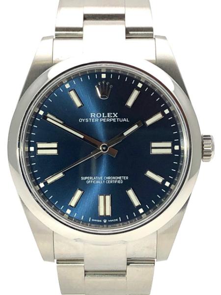 Rolex Oyster Perpetual 41 Ref. 124300 Zifferblatt Blau M124300-0003