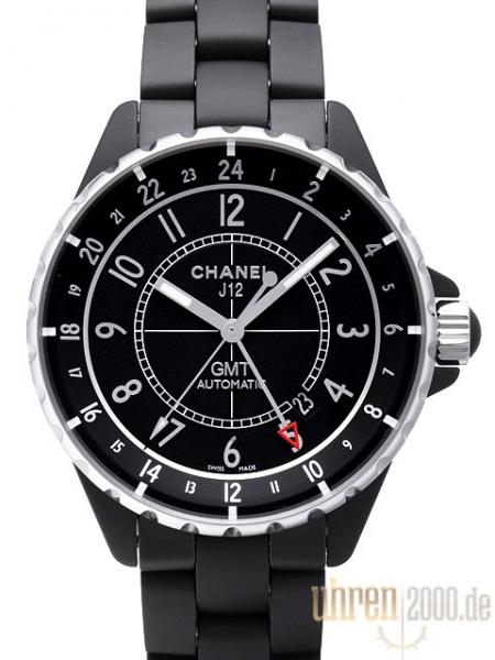 Chanel J12 Mattschwarz GMT H3131 Automatik