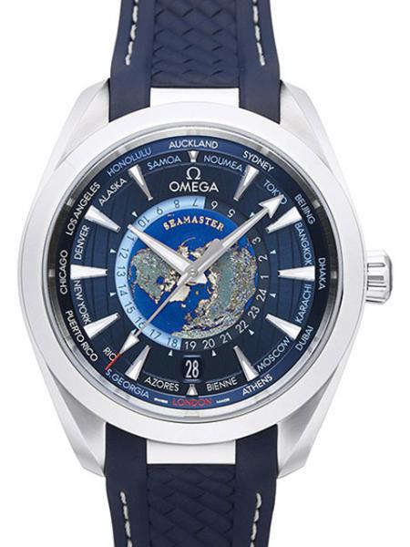 Omega Seamaster Aqua Terra GMT Worldtimer 220.12.43.22.03.001 Master Chronometer