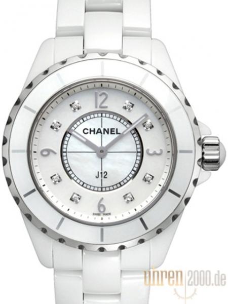 Chanel J12 Weiss Diamant H3214 Quarz 38mm