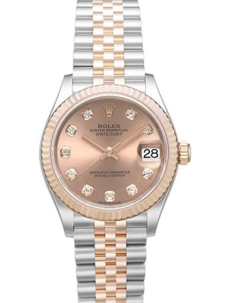 Rolex Datejust 31 Oystersteel Everose-Gold 278271 Pink DIA Jubile-Band