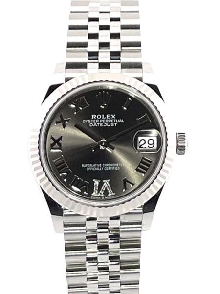 Rolex Oyster Datejust 31 Ref. 278274 Dark Grey Römisch Diamant Jubile-Band, M278274-0028