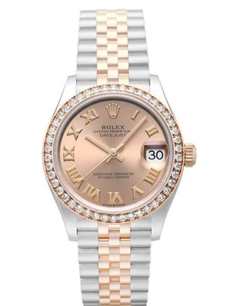 Rolex Datejust 31 Oystersteel Everose-Gold Diamant 278381RBR Pink R Jubile