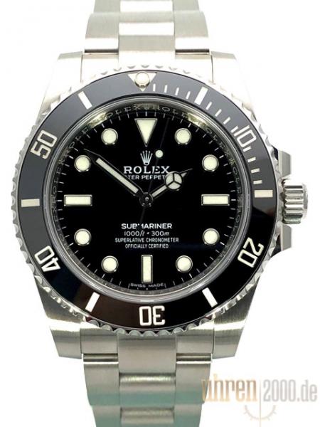 Rolex Submariner Edelstahl No Date Ref. 114060 aus 2019 LC100