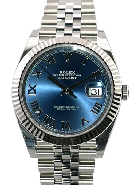 Rolex Datejust 41 Blau Römisch 126334 aus 2020 verklebt Jubile-Band, M126334-0026