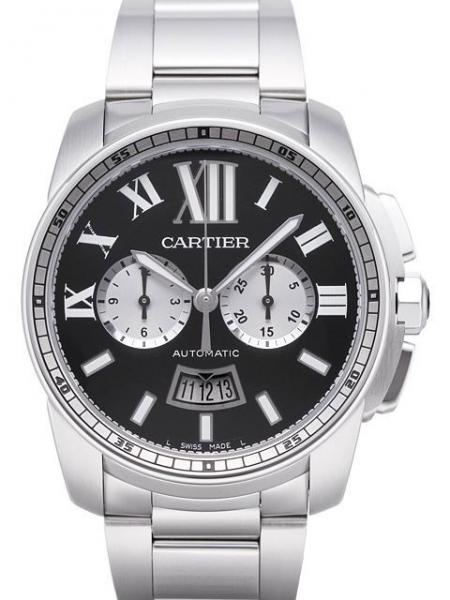 Cartier Calibre de Cartier W7100061 Chronograph Stahl